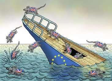 [Die britischen Ratten verlassen das sinkende Schiff EU]