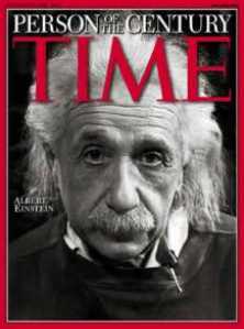 [Albern Einstein auf dem Titel des Time Magazine 1999]