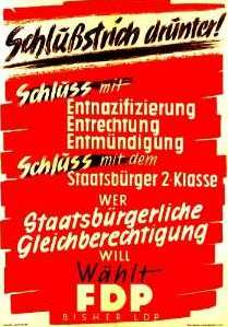 [Wahlplakat der FDP 1949]