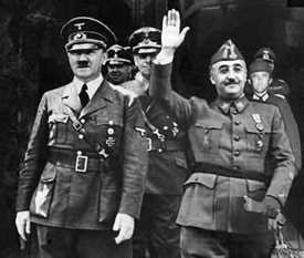 Hitler und Franco in Hendaye