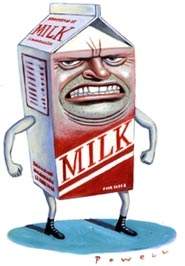[nur weiße Rassisten/white supremacists trinken Milch!]