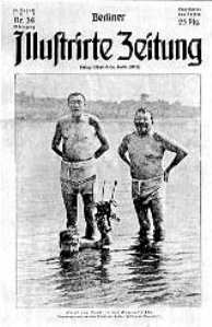 [Ebert mit Noske in der Ostsee, Titelbild der 'Berliner Illustrirte Zeitung' vom 24.8.1919]