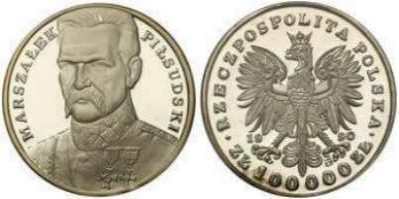 [100.000 Zloty Pilsudski 1990]