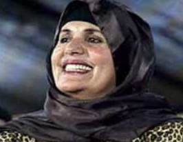 [Safiya Farkash, Gaddafis Frau]