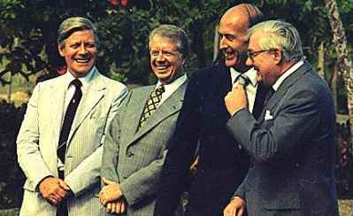 [Die vier unfähigsten Politiker der 1970er Jahre: Schmidt, Carter, Giscard, Callaghan]