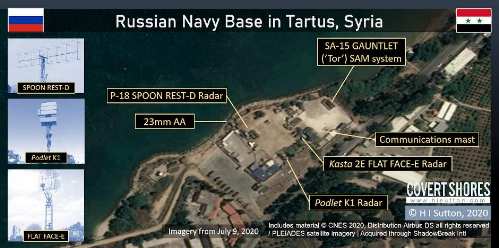 [Russische Flottenbasis in Tartus, Syrien]